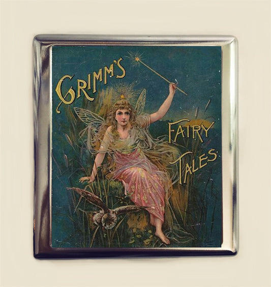 Grimm's Fairytale Cigarette Case Business Card ID Holder Wallet Fairy Tale Storybook Victorian